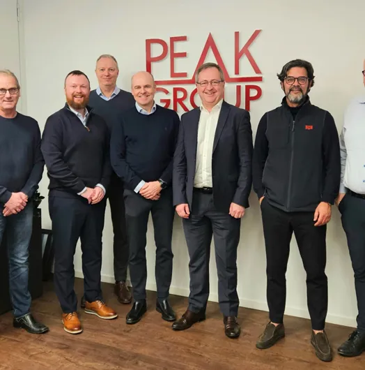 Leaders from Clarksons Port Services and Peak Group